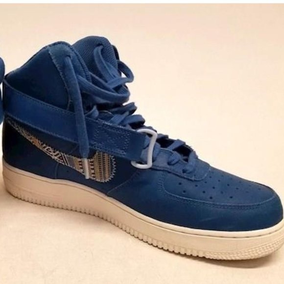 Nike - Men\'s Air Force 1 High \'07 LV8 \'Industrial Blue\' Size 10 main image 2